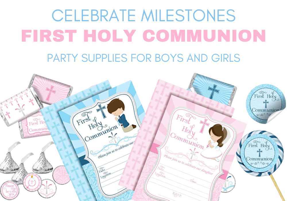 Celebrate Milestones: First Holy Communion Party Supplies for Boys and Girls
