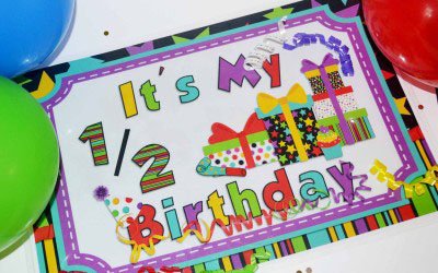 Half Birthday Printables and a Free Printable – Amanda Creation