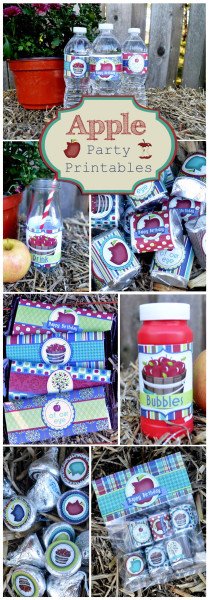 Apple of My Eye Party Printables