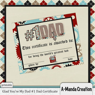 A few Father's Day Printables