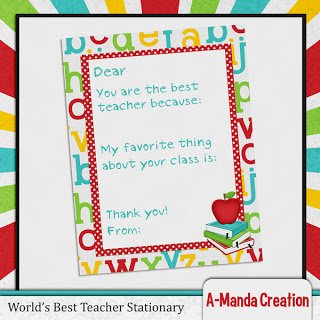Teacher Appreciation Printable Gifts Stationary and Subway Art