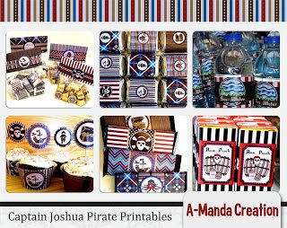 Pirate Birthday Party Printable Collection