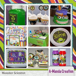 Monster Scientist 6th Birthday Party