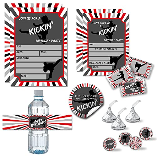 Kickin’ Karate Birthday Party Bundle – Amanda Creation