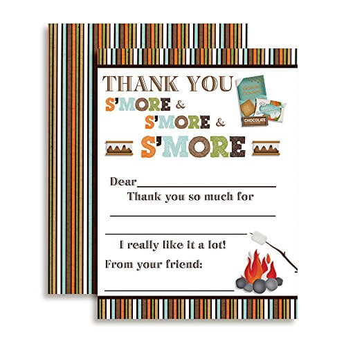 Sâ€™mores Thank You Cards