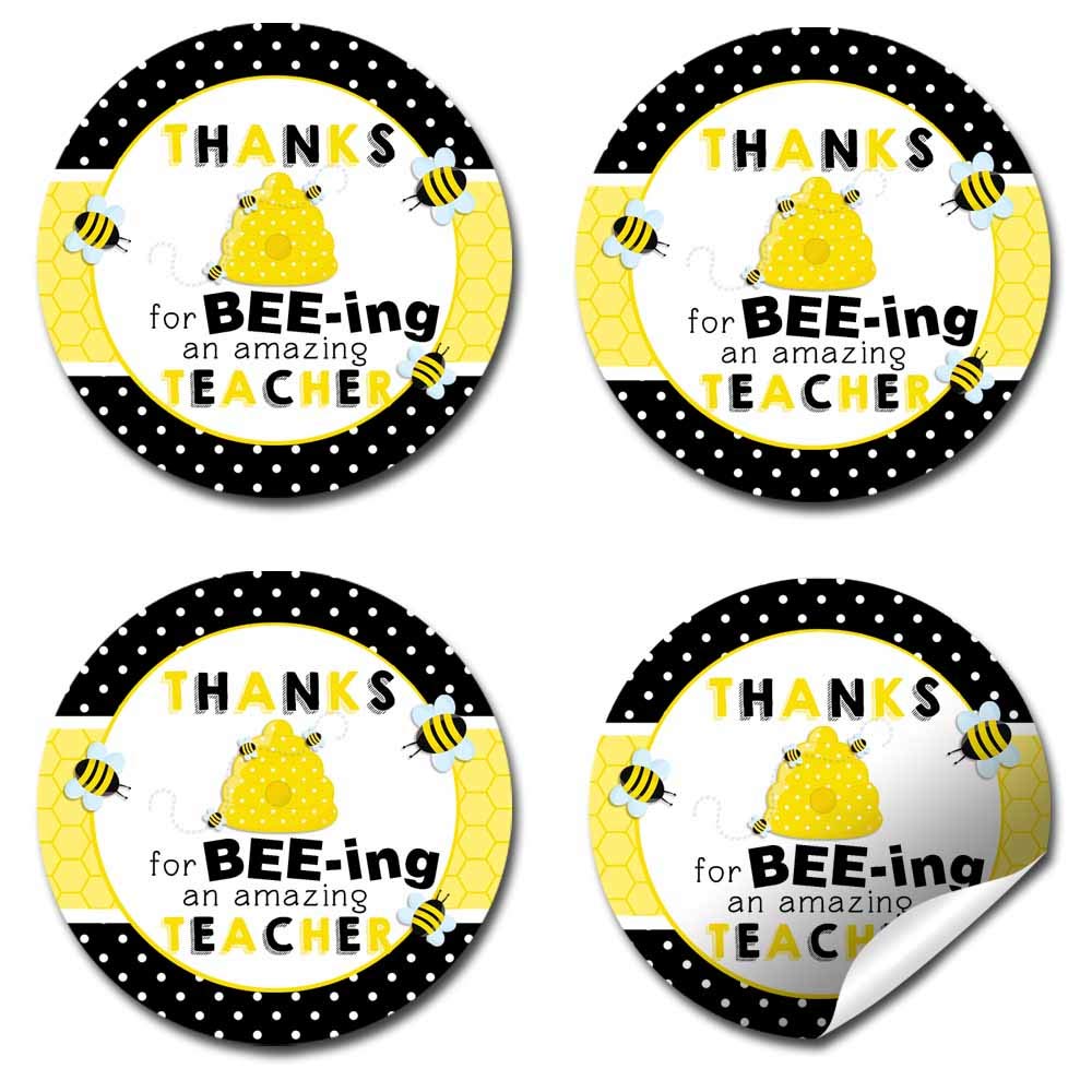 Bumble Bee Teacher Appreciation Stickers