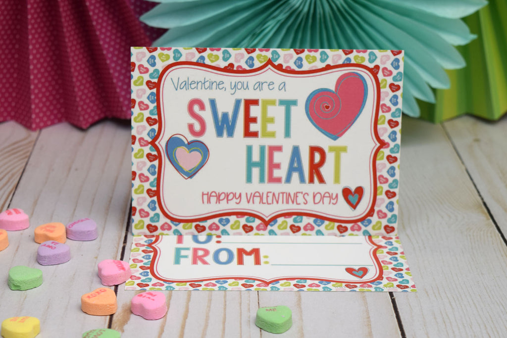 heart candy kid valentine