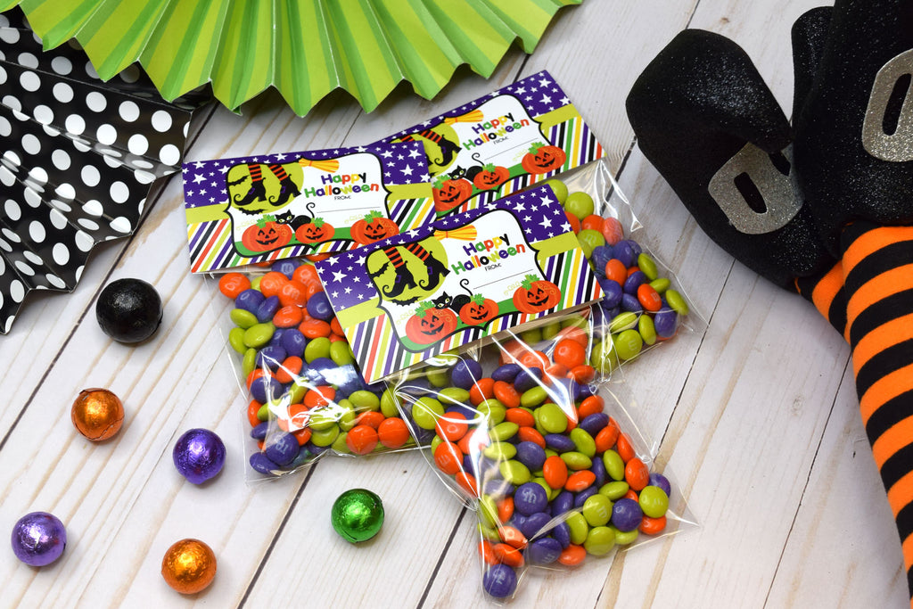 witch halloween bag toppers