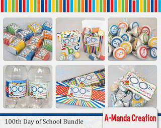 100th Day of School Printables and a Freebie!