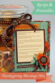 Thanksgiving Blessings Mix! Recipe, Printables and a Freebie!
