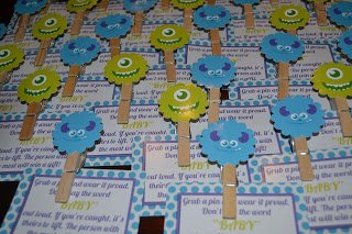 Monster Inc Baby Shower Day 5