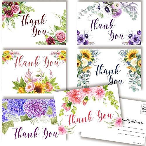 Floral Thank You Cards Send Beautiful Appreciation
