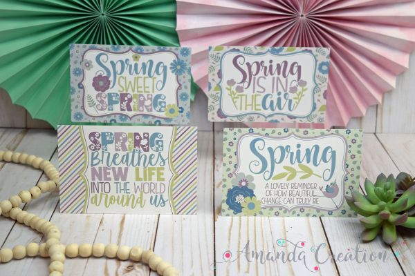 Pretty Pastel Spring Cards