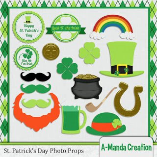St. Patrick's Day Photo Props