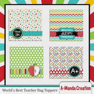 Teacher Appreciation Printable Gift ideas Bag Toppers