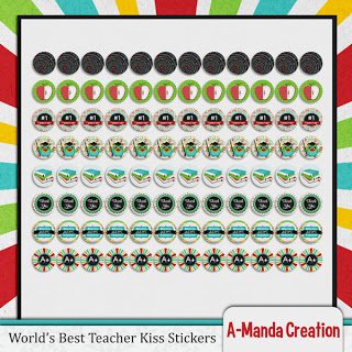 Teacher Appreciation Printable Gift ideas candy wrappers, nuggets and kisses