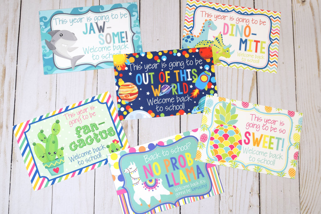 Welcome Back to School with Our Bright & Fun Teacher Postcards!