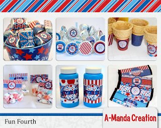 4th of July Printable Party Collection