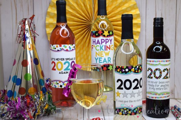 New Year's Wine Bottle Labels Will Make You Laugh