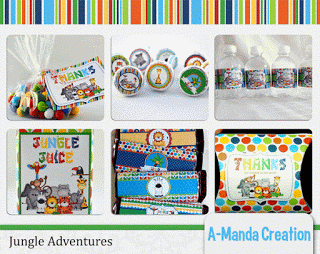 Jungle Adventures Party Printables and Freebie!