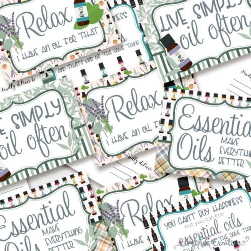 Essential Oils Postcards Send Soothing Messages