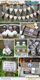 S'mores Party Printables