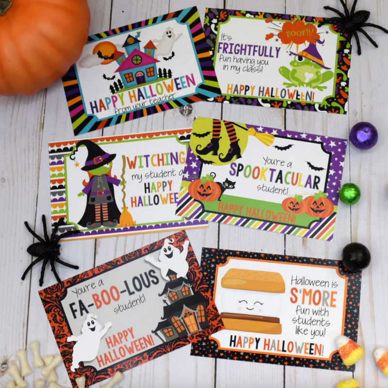 Halloween Postcards Teacher