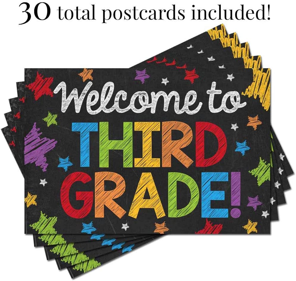 Fun & Colorful Last Day Of School Have A Great Summer Blank Postcards For Teachers