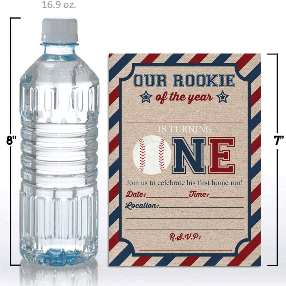 rookie-of-the-year-baseball-1st-birthday-party-invitations-for-boys-amanda-creation for Free Printable Baseball Water Bottle Labels Rookie of The Year Baseball 1st Birthday Party Invitations for Boys – Amanda Creation for Free Printable Baseball Water Bottle Labels