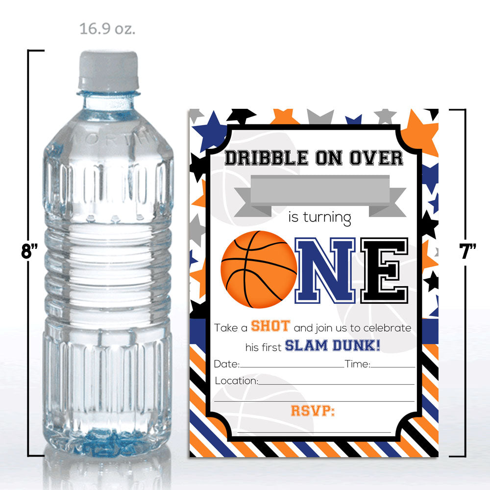Slam Dunk Basketball 1st Birthday Party Invitations – Amanda Creation slam-dunk-basketball-1st-birthday-party-invitations-amanda-creation
