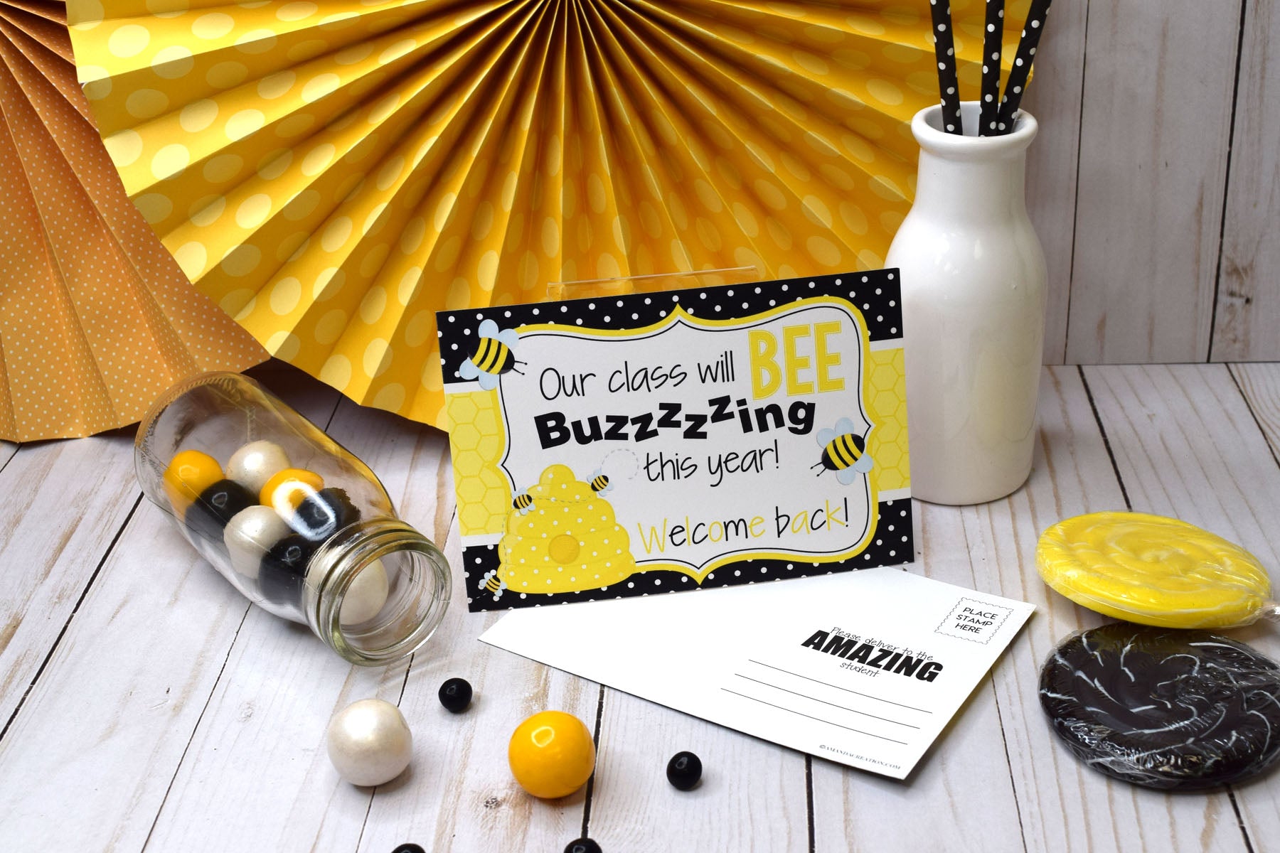 DIY Bumble Bee Teacher Gift Bag