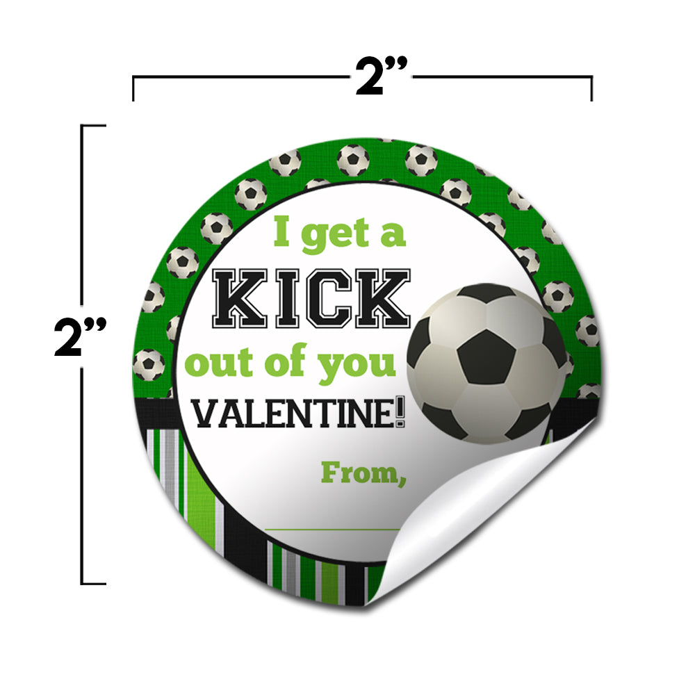 thumbnail image 2 of Soccer Valentines Cards Kids Valentines Day Printables, School 2 of 9