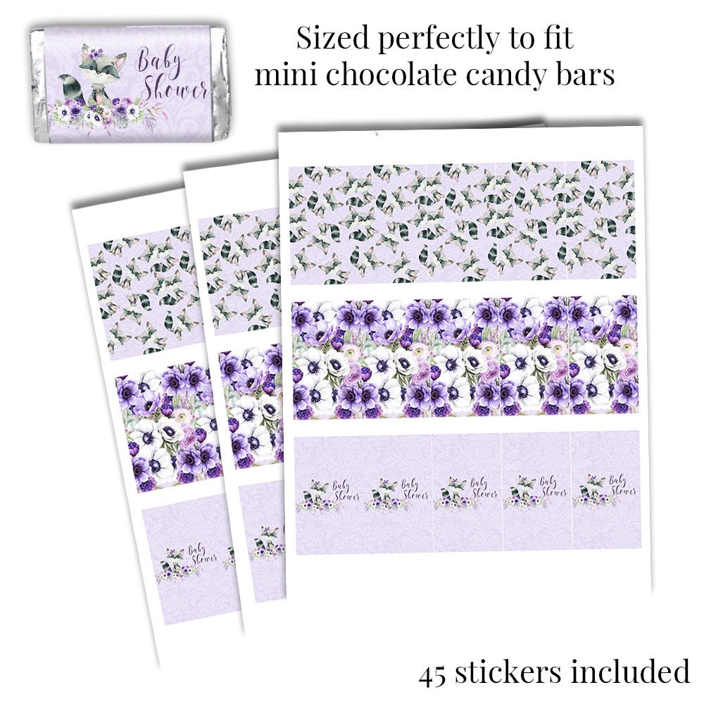Rascal Raccoon Sticker Little Rascal Cute Raccoon Pink Baby Shower Sticker Bundle – Amanda ...