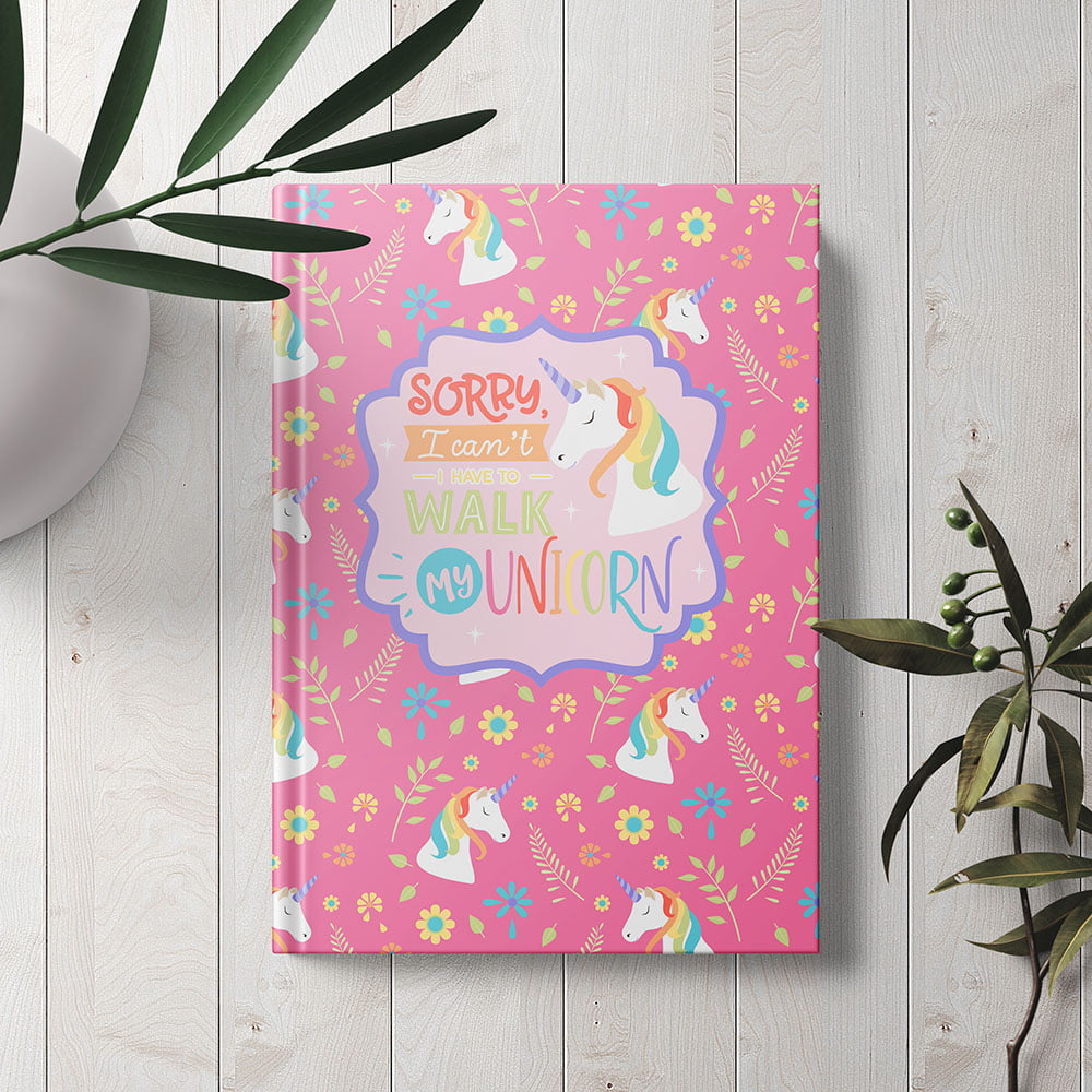 unicorn hardcover journal