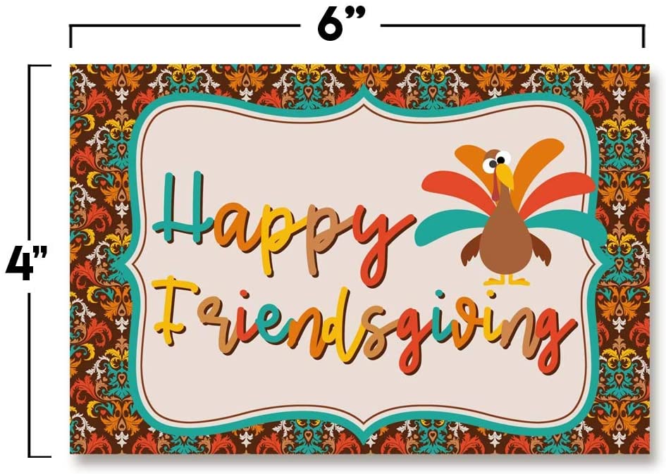 Happy Friendsgiving Thanksgiving With Friends Postcards