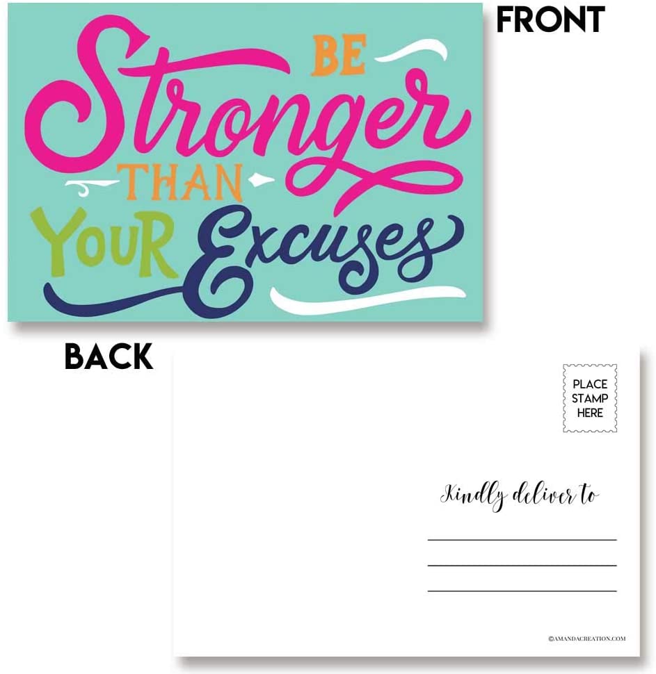 Strength & Encouragement Postcards front and back