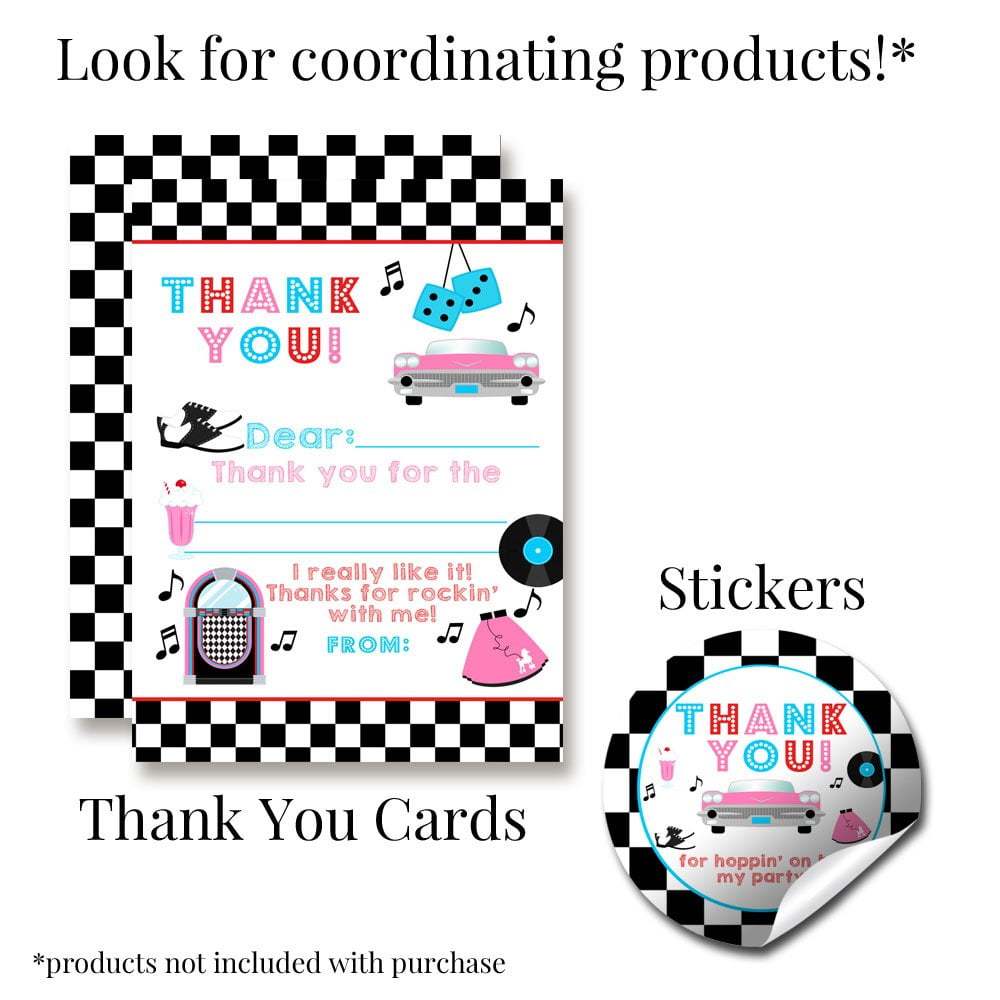 50-s-sock-hop-birthday-party-invitations-amanda-creation for Free Printable Grease Party Invitations 50's Sock Hop Birthday Party Invitations – Amanda Creation for Free Printable Grease Party Invitations