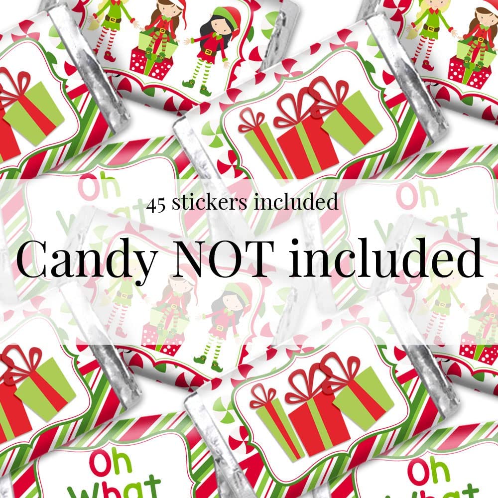 Elf Girl Mini Candy Bar Wrappers – Amanda Creation elf-girl-mini-candy-bar-wrappers-amanda-creation