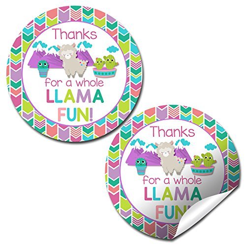 Llama Fun Party Stickers