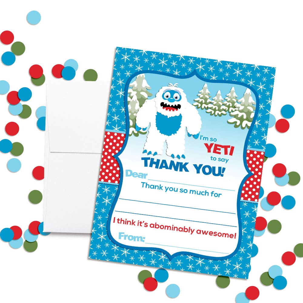 Yeti Thank You Cards