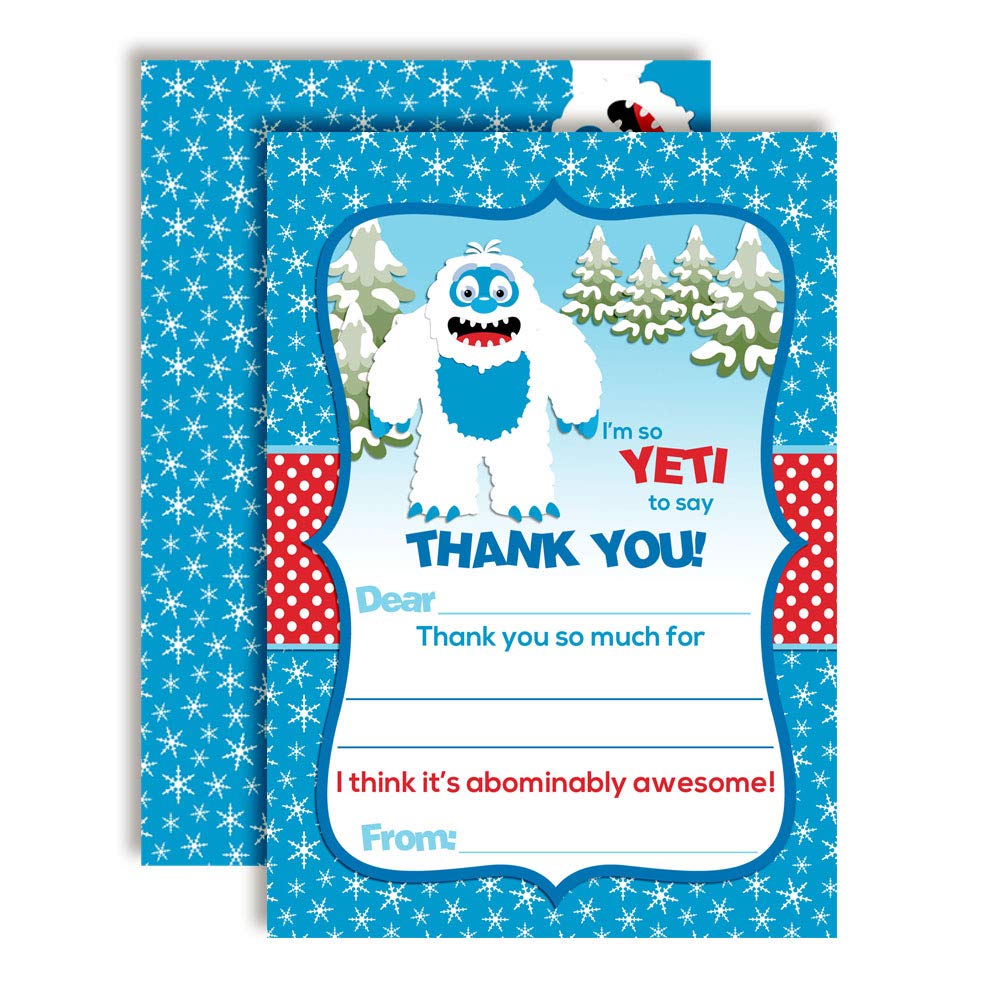 Yeti Thank You Cards