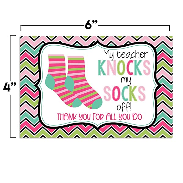 My Teacher Knocks My Socks Off Teacher Appreciation Greeting Card – Amanda Creation my-teacher-knocks-my-socks-off-teacher-appreciation-greeting-card-amanda-creation