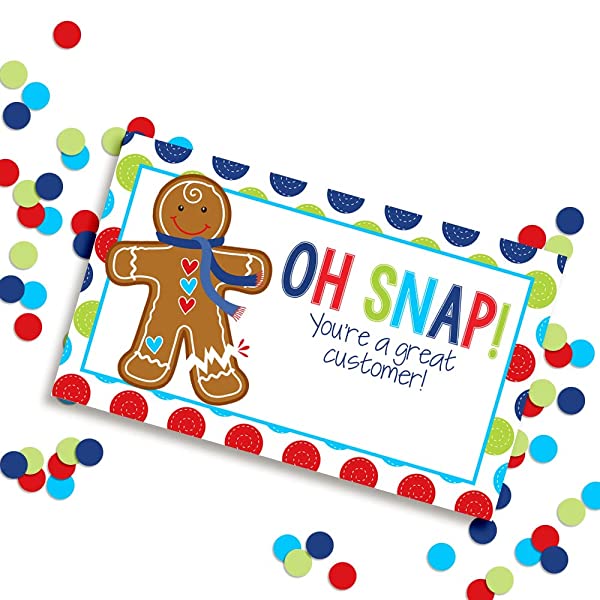 Oh Snap! Gingerbread Package Inserts for Small Business – Amanda Creation