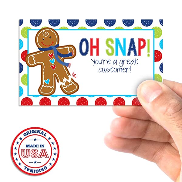 Oh Snap! Gingerbread Package Inserts for Small Business – Amanda Creation