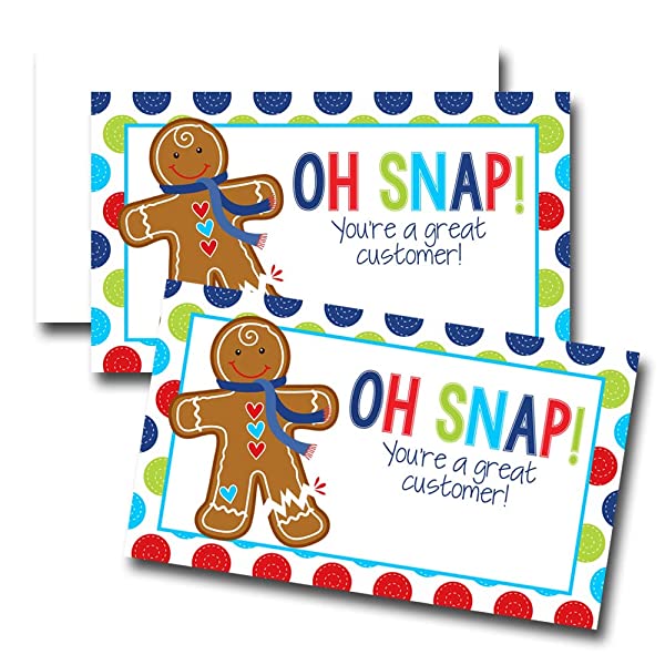 Oh Snap! Gingerbread Package Inserts for Small Business – Amanda Creation