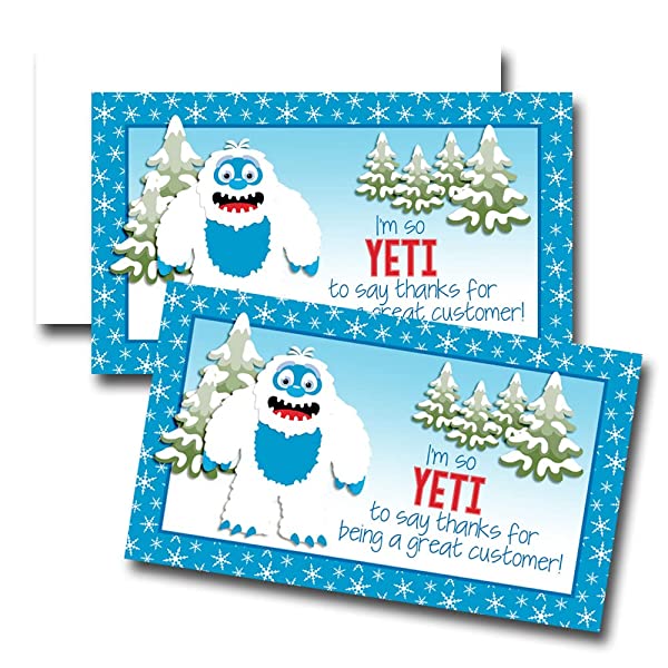 Yeti to Say Thanks Yeti Package Inserts for Small Business