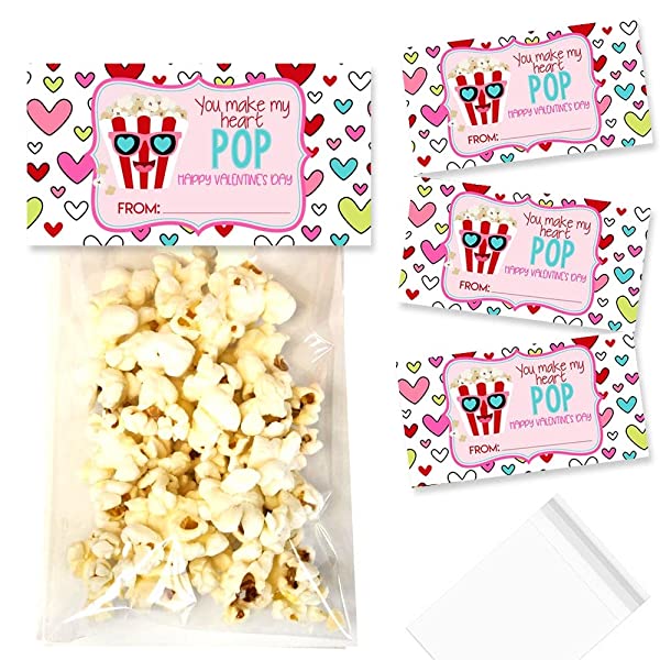 popcorn-valentine-s-day-treat-bag-toppers-amanda-creation for Free Printable Valentine Popcorn Wrappers Popcorn Valentine's Day Treat Bag Toppers – Amanda Creation for Free Printable Valentine Popcorn Wrappers