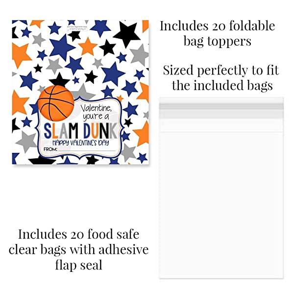basketball-valentine-s-day-treat-bag-toppers-amanda-creation for Free Printable Basketball Valentine Cards Basketball Valentine's Day Treat Bag Toppers – Amanda Creation for Free Printable Basketball Valentine Cards