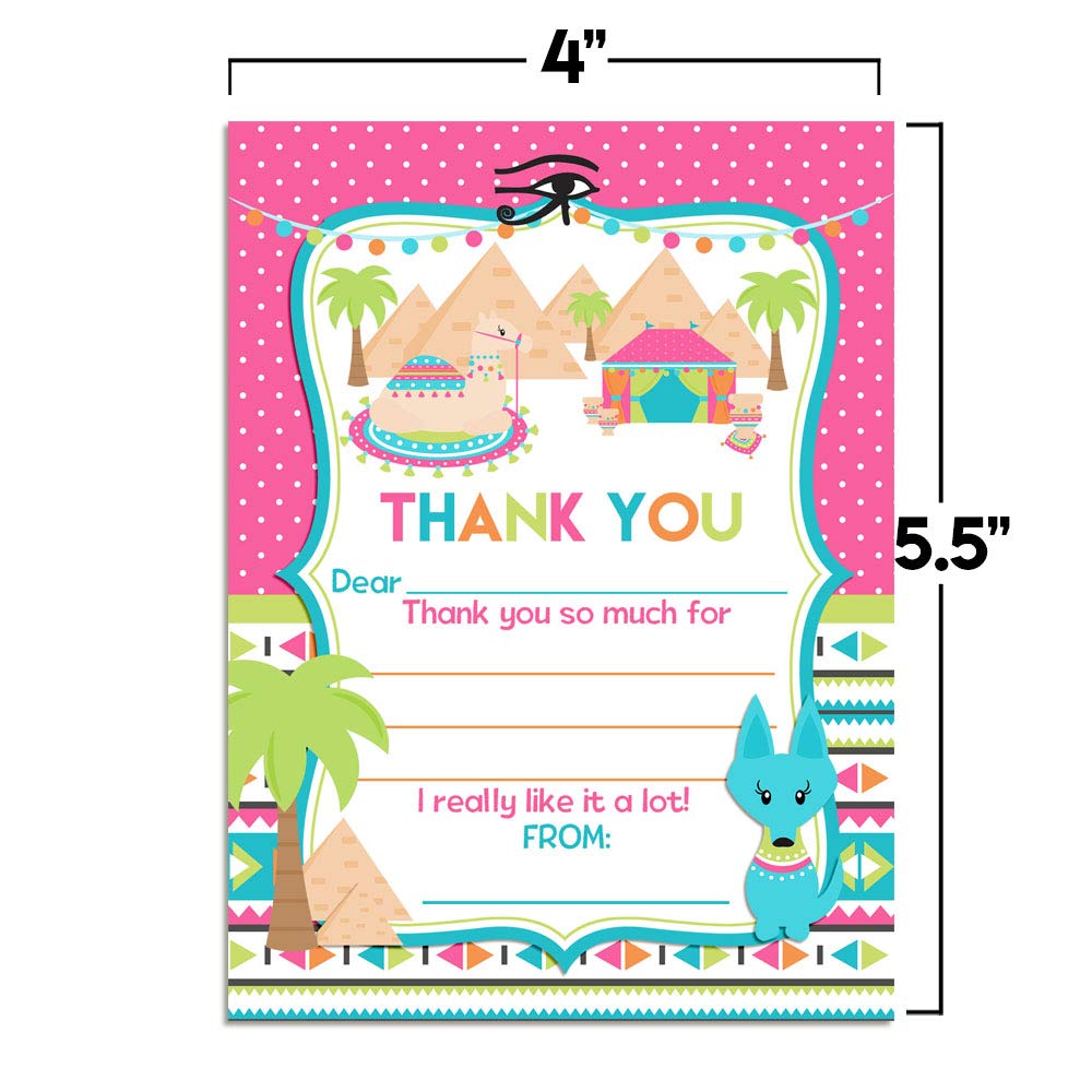 Ancient Egypt Pyramid Thank You Cards