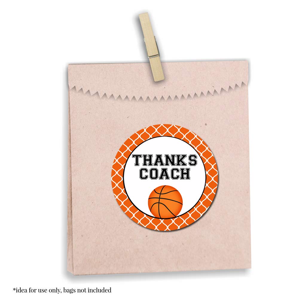 Basketball Team Coach Appreciation Stickers – Amanda Creation